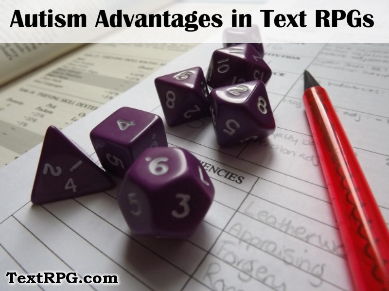 Autism Text Based Role-Playing Games Benefits