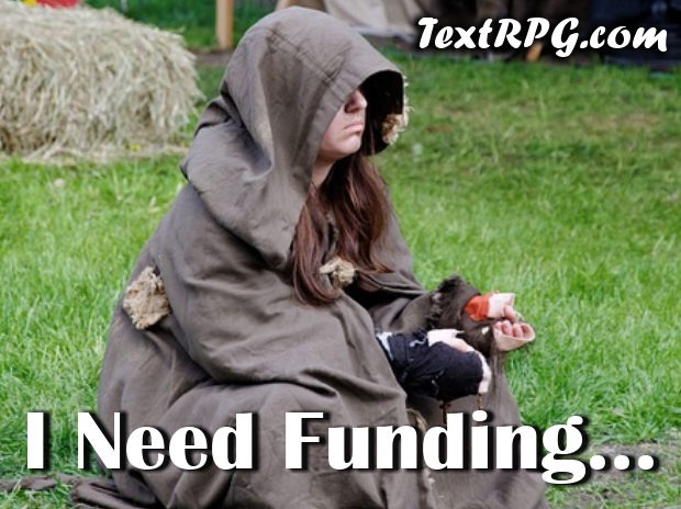 Funding Your Awesome Text Role-Playing Game